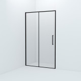 Душевая дверь, черный ал. проф., 120х195, Slide, IDDIS, SLI6BS2i69