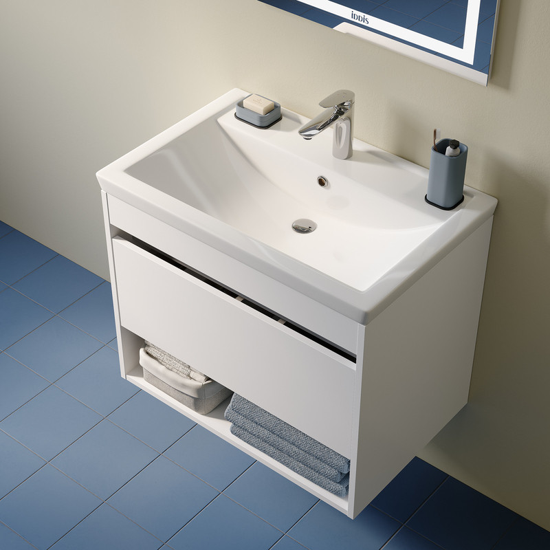 Тумба с умывальником, подвесная, с нишей, 70 см, белый, Zodiac X, IDDIS, ZDX70WNi95K подходит умыв. 4077000i28 Тумба с умывальником, подвесная, с нишей, 70 см, белый, Zodiac X, IDDIS, ZDX70WNi95K подходит умыв. 4077000i28