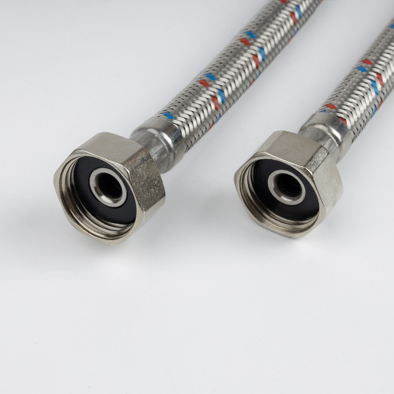 Гибкая подводка, F1/2xF1/2, SS304, латунь, 0,8 м, IDDIS Гибкая подводка, F1/2xF1/2, SS304, латунь, 0,8 м, IDDIS