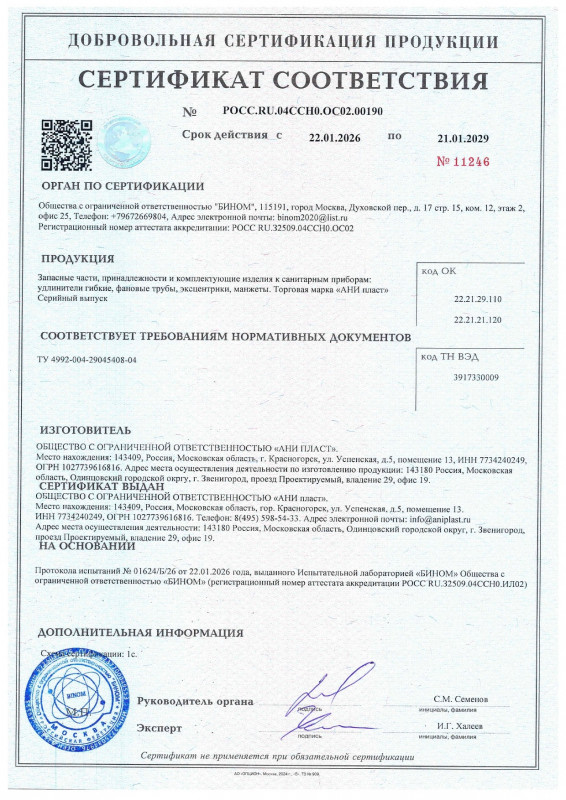 Анипласт фановые трубы Анипласт фановые трубы