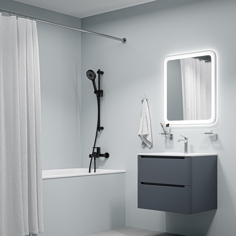 Лейка для душа, черная матовая, Optima Home, IDDIS Лейка для душа, черная матовая, Optima Home, IDDIS
