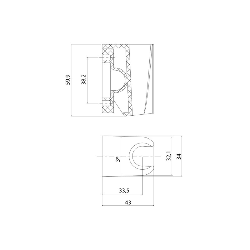 Держатель для лейки, глянцевый хром, Optima Home, IDDIS Держатель для лейки, глянцевый хром, Optima Home, IDDIS