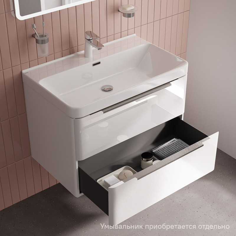 Тумба подвесная, 80 см, белый, Клауд Икс (Cloud X), IDDIS, CLX80W0i95 подходит умыв. 0178000i28 Тумба подвесная, 80 см, белый, Клауд Икс (Cloud X), IDDIS, CLX80W0i95 подходит умыв. 0178000i28
