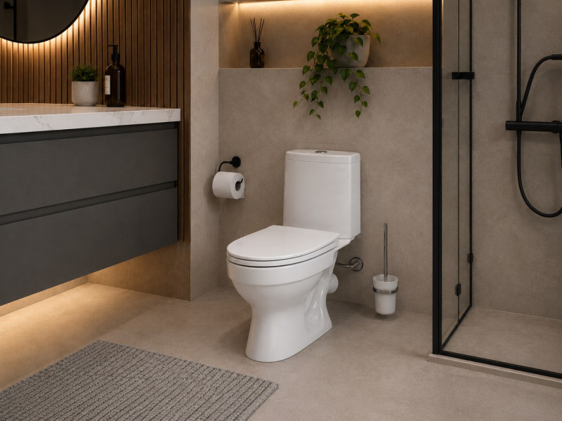 Унитаз-компакт "Сигма" HOME De Luxe (GESSO) белый Унитаз-компакт "Сигма" HOME De Luxe (GESSO) белый