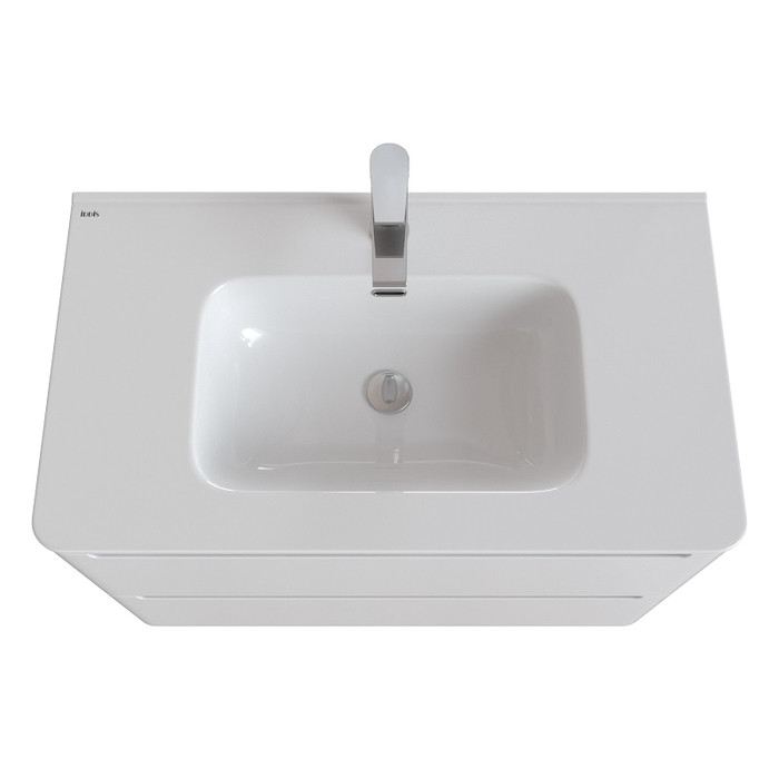 Тумба с умывальником, подвесная, 80 см, белая, Edifice, IDDIS, EDI80W0i95K Тумба с умывальником, подвесная, 80 см, белая, Edifice, IDDIS, EDI80W0i95K